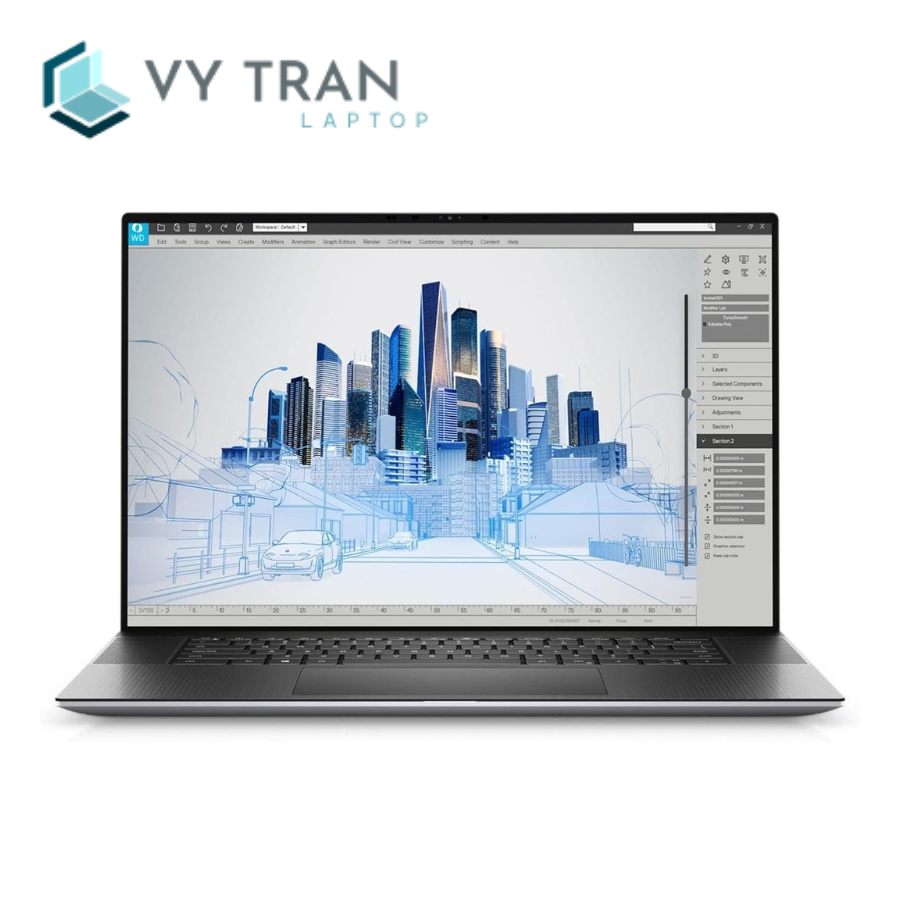 Laptop DELL Precision 5760 Mobile Workstation - CORE 19 11950H / 32GB / 1TB SSD / QUADRO RTX A3000 6GB